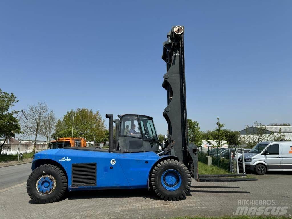 Linde H320 디젤 지게차