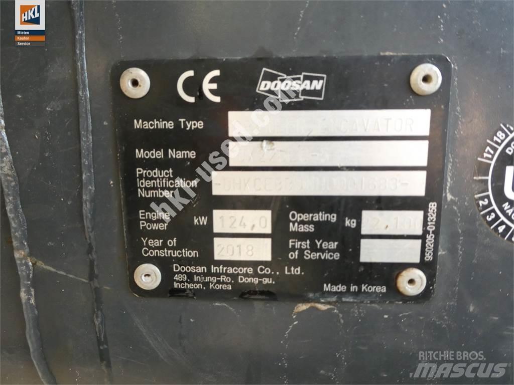 Doosan DX 225 LC-5 대형 굴삭기 29톤 이상
