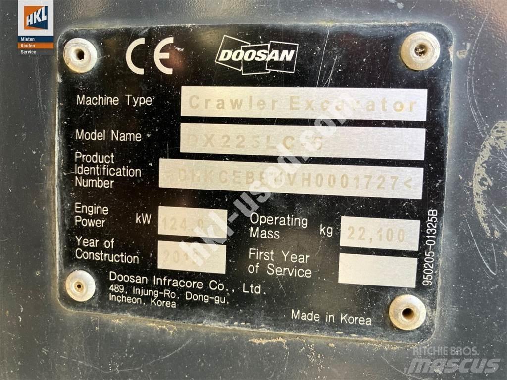 Doosan DX 225 LC-5 대형 굴삭기 29톤 이상