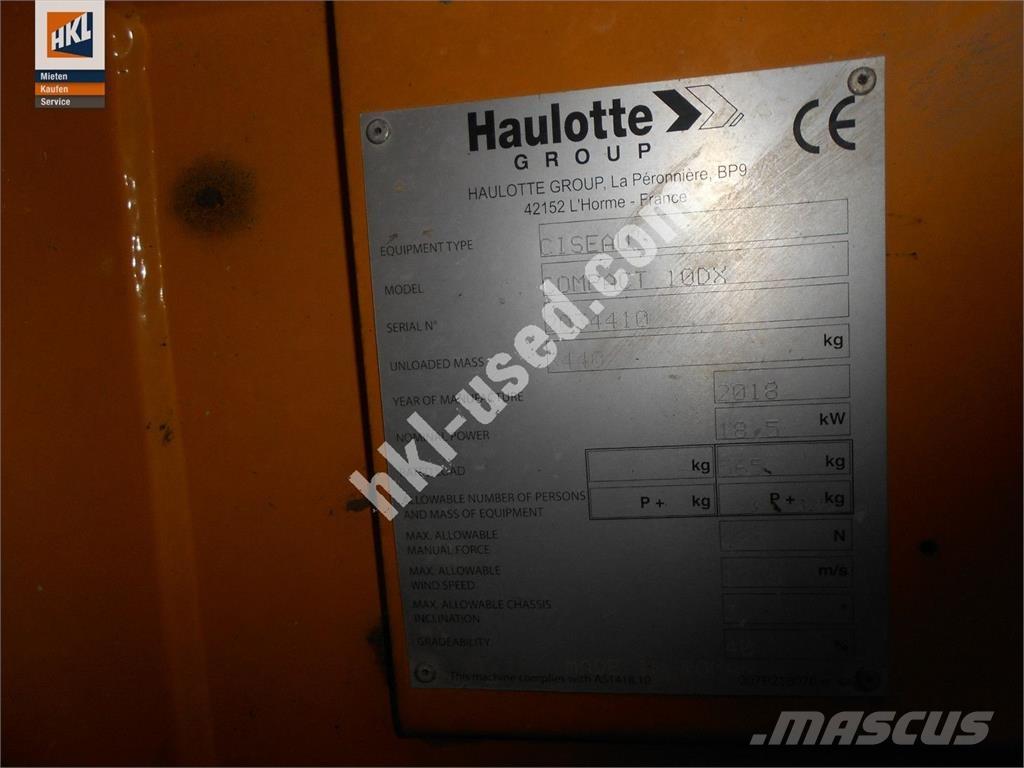 Haulotte COMPACT 10 DX 건설 장비 - 기타
