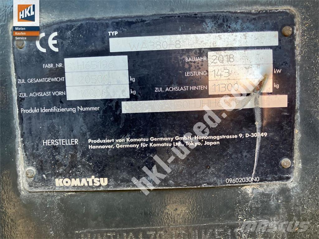 Komatsu WA 380-8  휠로우더