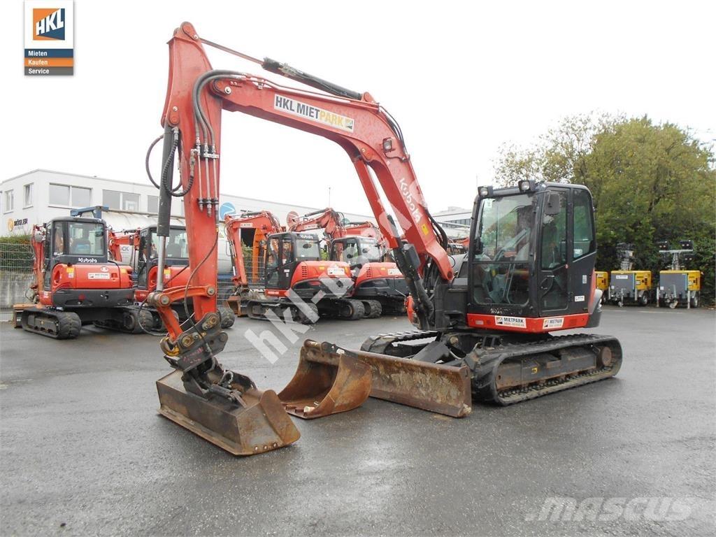 Kubota KX 080-4 소형 굴삭기 7톤 미만