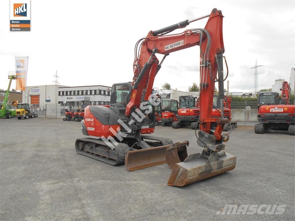 Kubota KX 080-4 소형 굴삭기 7톤 미만
