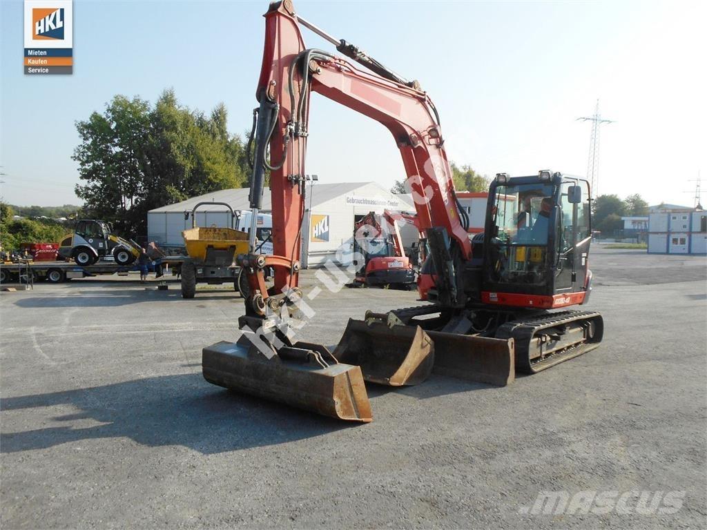 Kubota KX 080-4 소형 굴삭기 7톤 미만