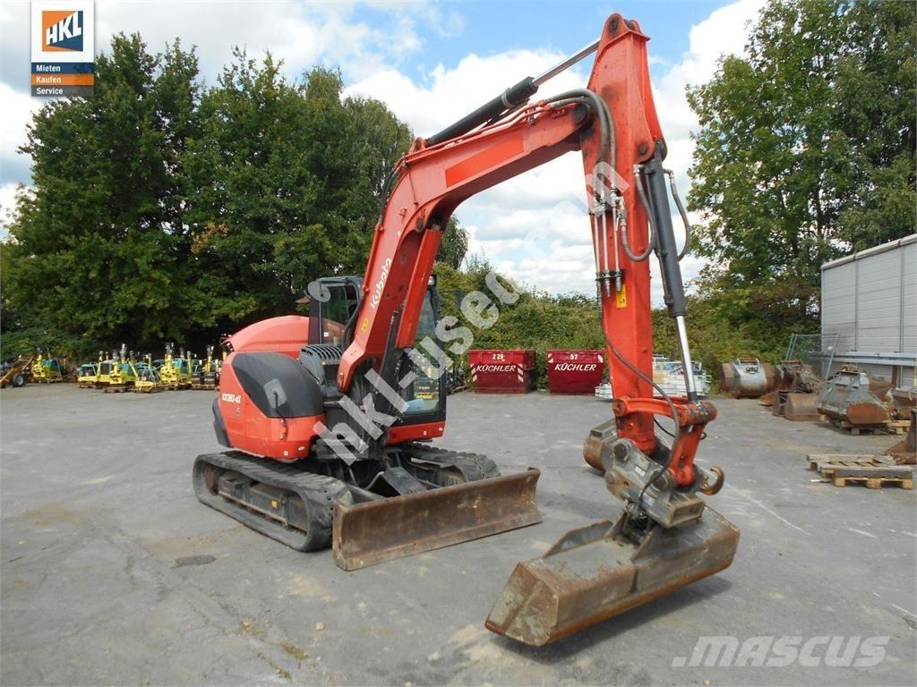 Kubota KX 080-4 소형 굴삭기 7톤 미만