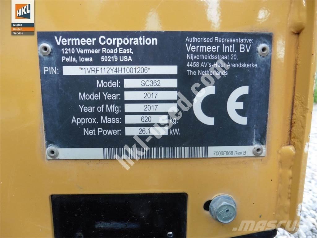 Vermeer SC 362 건설 장비 - 기타