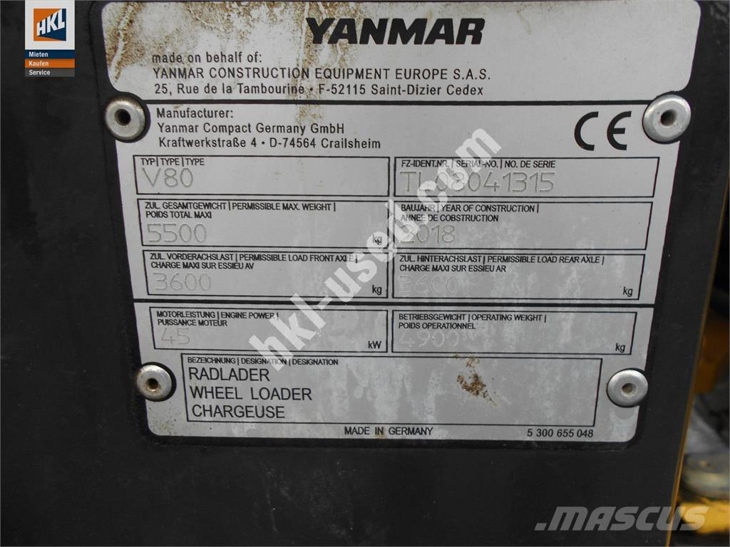 Yanmar V 80  휠로우더