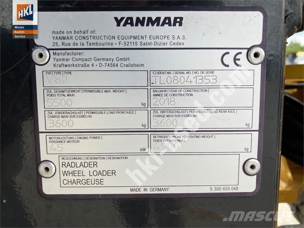 Yanmar V 80  휠로우더