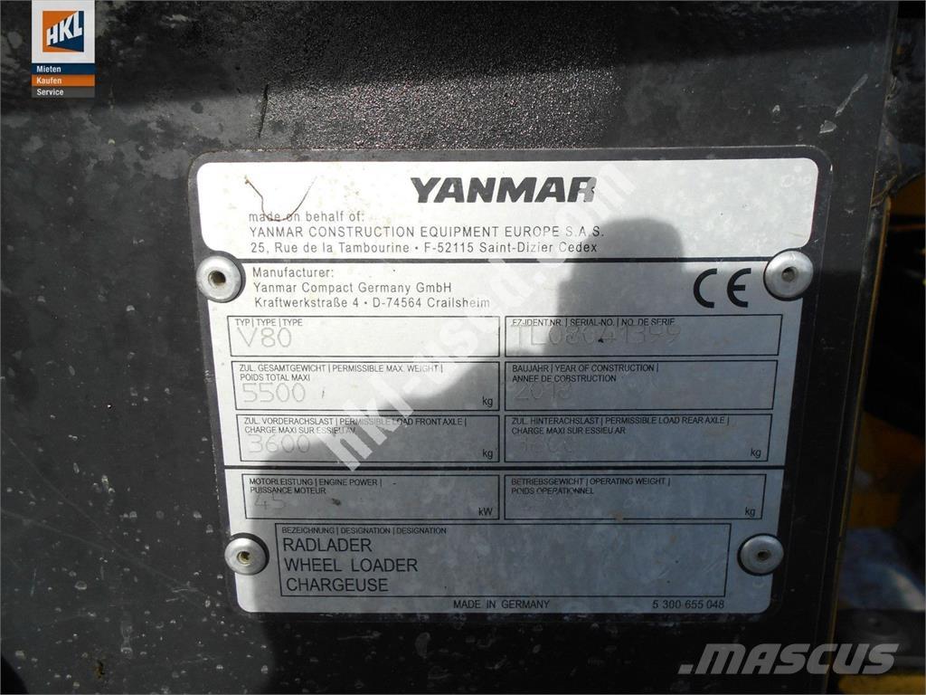 Yanmar V 80  휠로우더