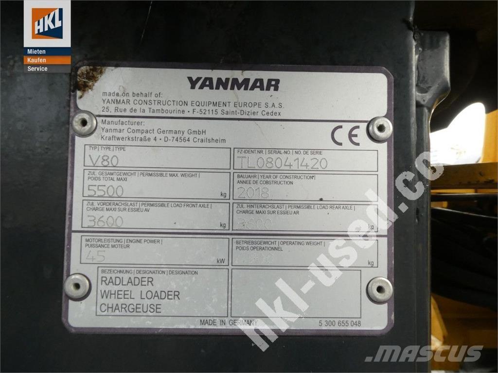 Yanmar V 80  휠로우더