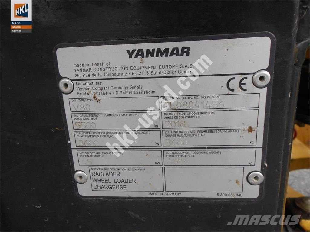 Yanmar V 80  휠로우더