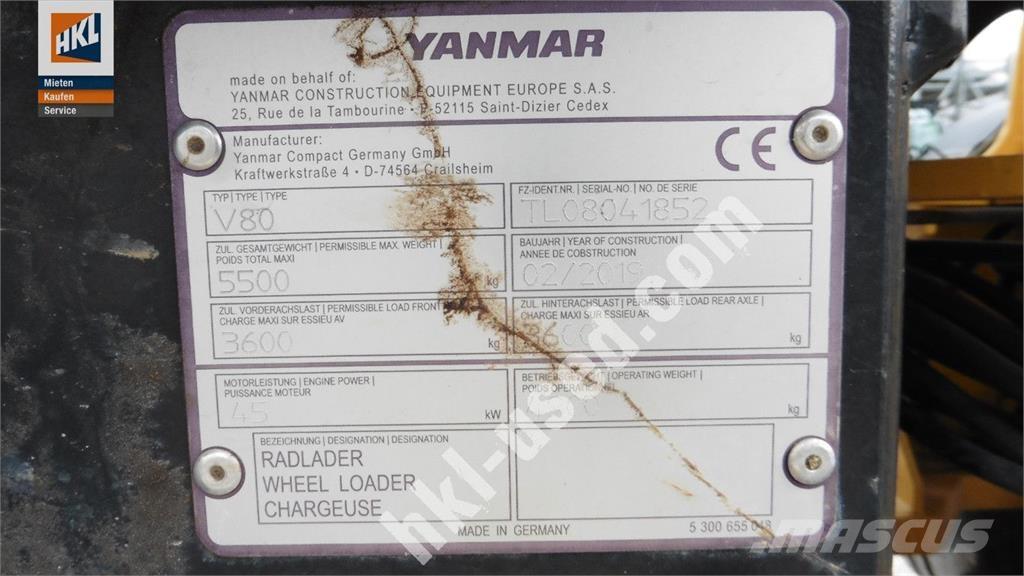 Yanmar V 80  휠로우더