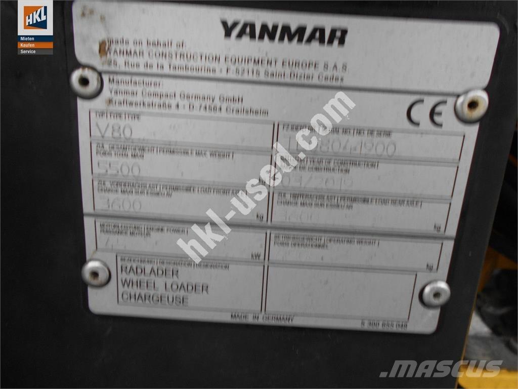 Yanmar V 80  휠로우더