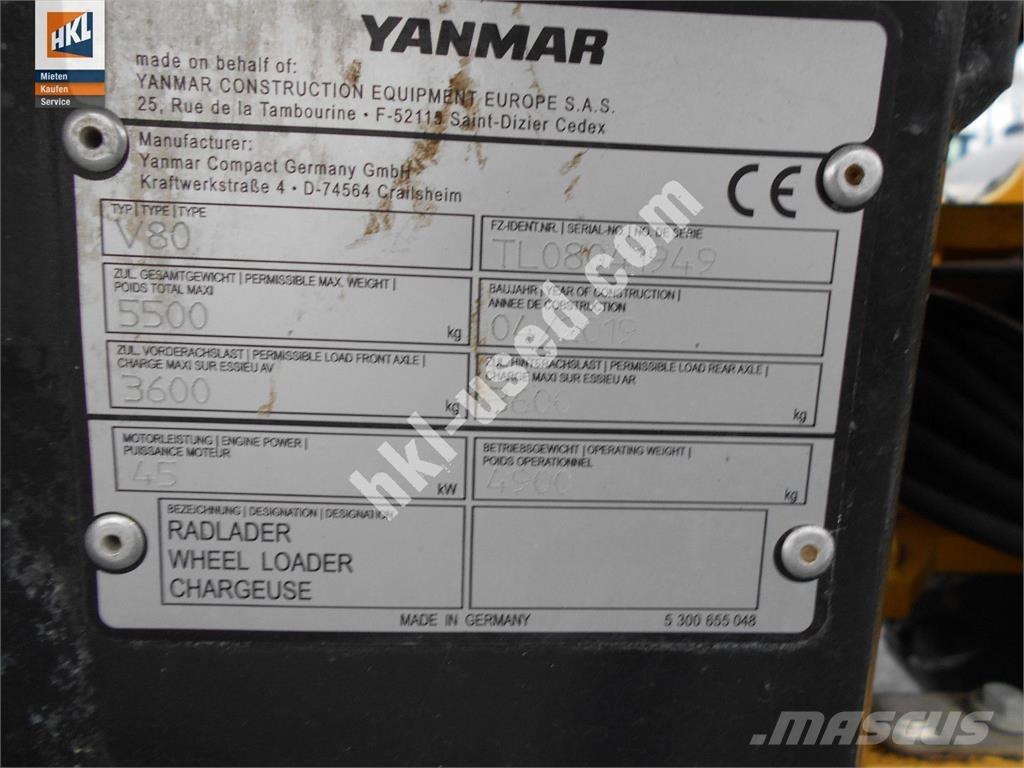Yanmar V 80  휠로우더