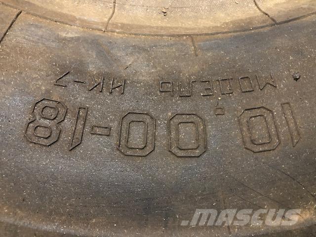  10.00-18 Stomil dæk - 3 stk. 타이어, 휠 및 림