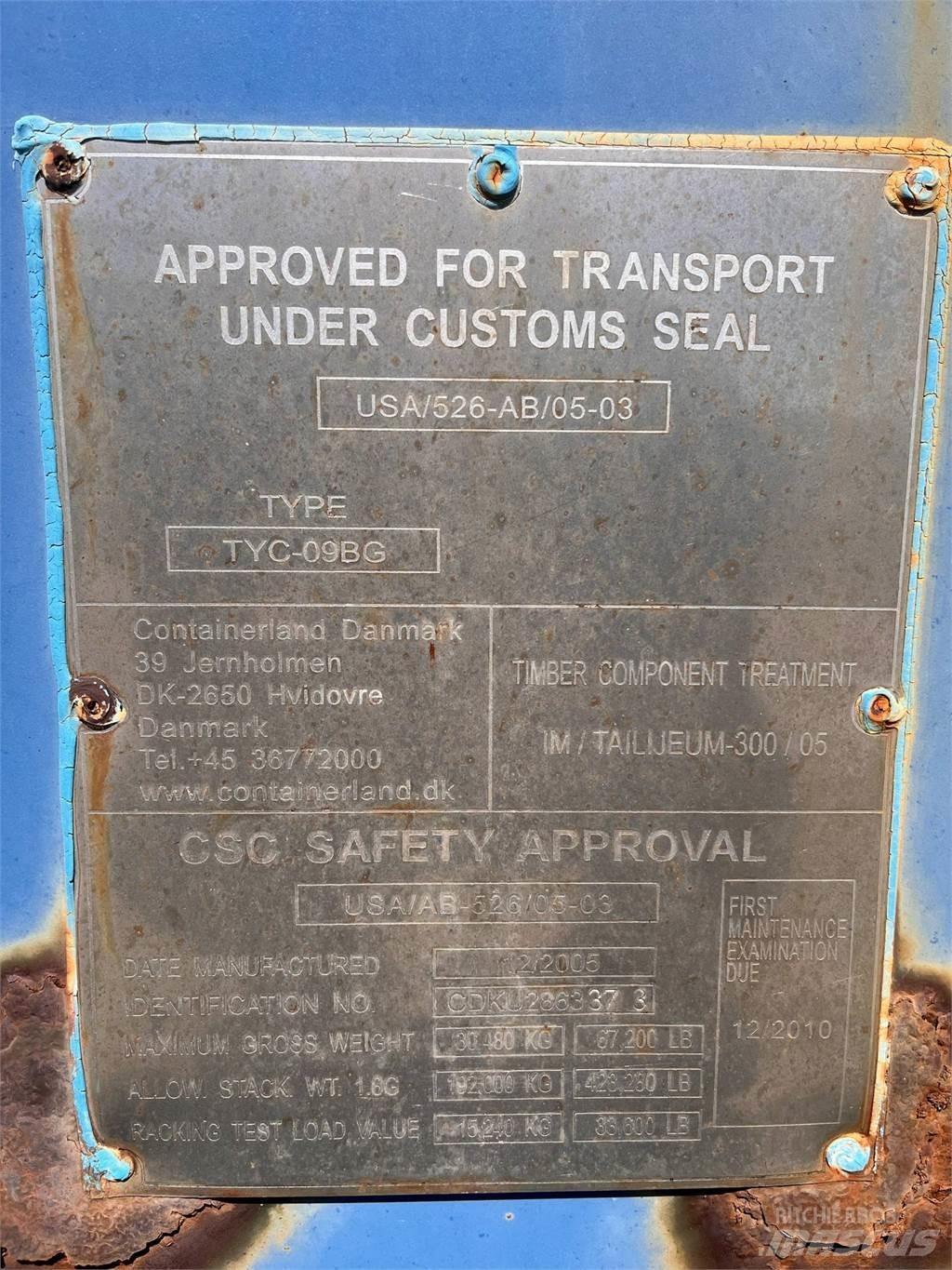  20FT Container 보관 컨테이너
