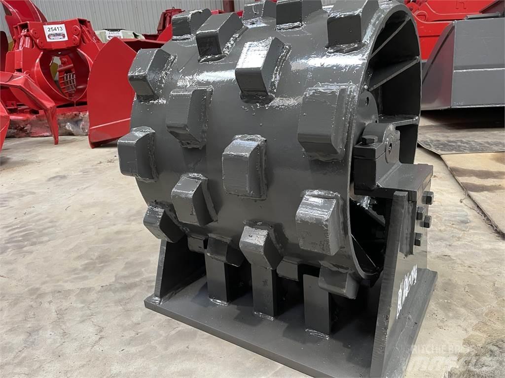  450 mm kompaktorhjul 공기 타이어 롤러