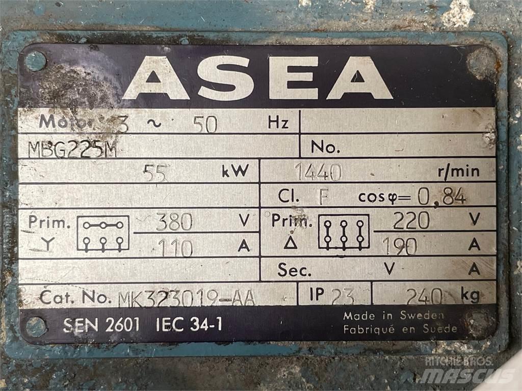  55 kw Asea MBG225M E-motor 엔진