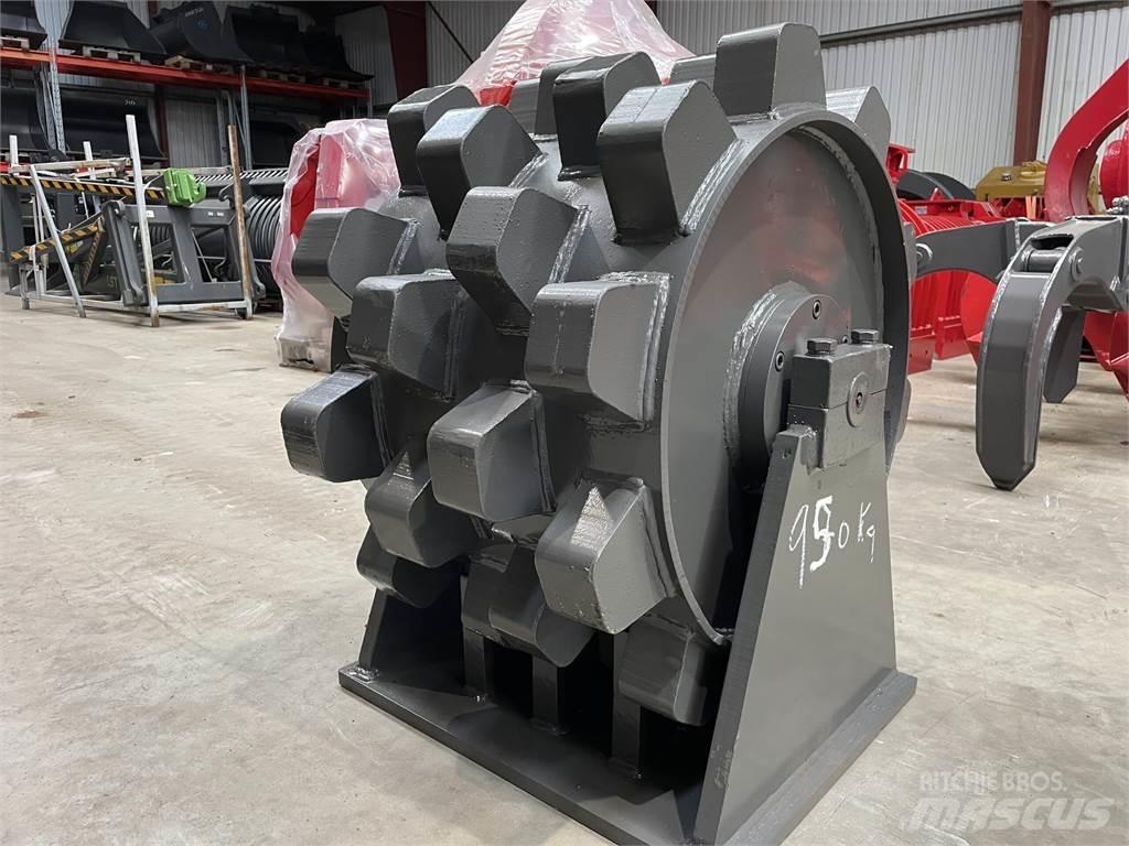 570 mm kompaktorhjul 공기 타이어 롤러
