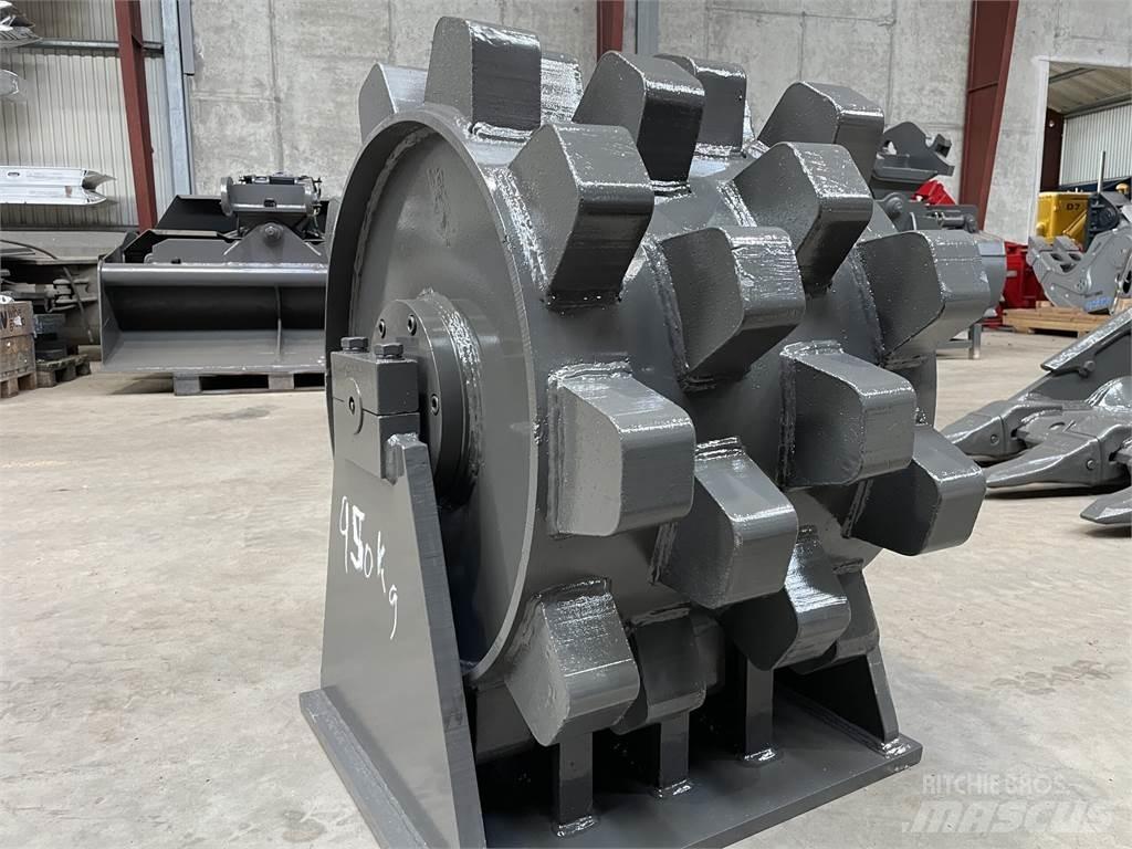  570 mm kompaktorhjul 공기 타이어 롤러