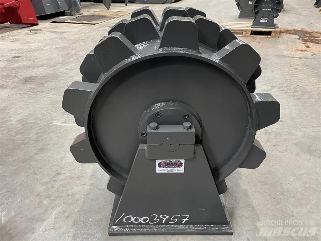  570 mm kompaktorhjul 공기 타이어 롤러