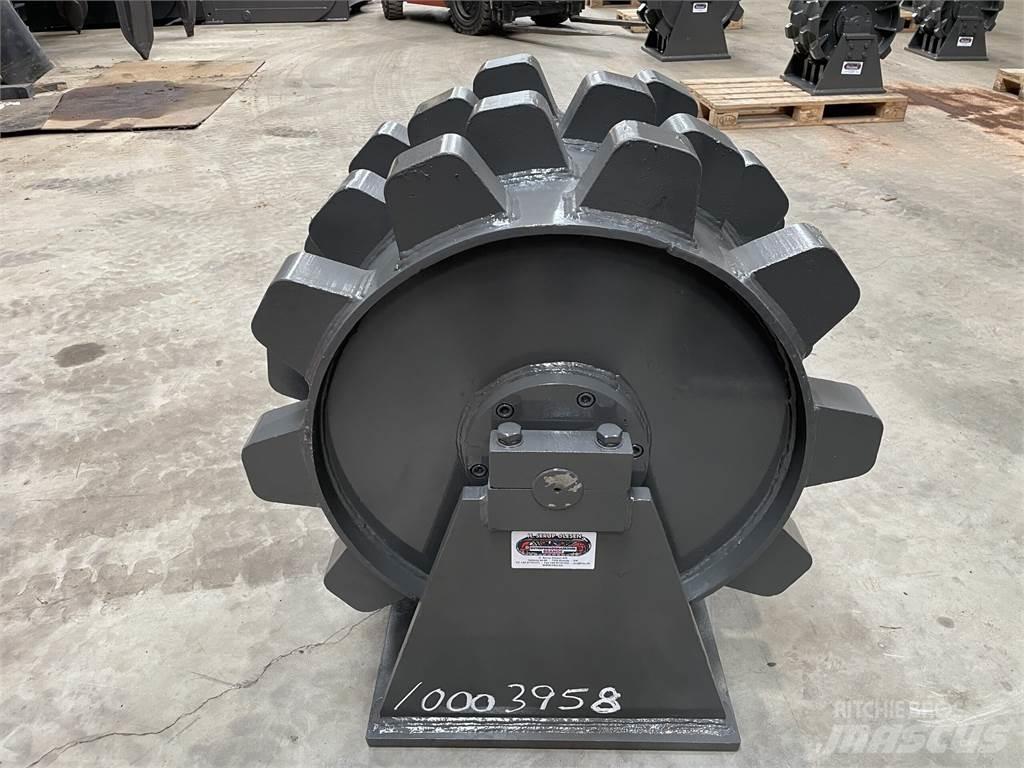  570 mm kompaktorhjul 공기 타이어 롤러