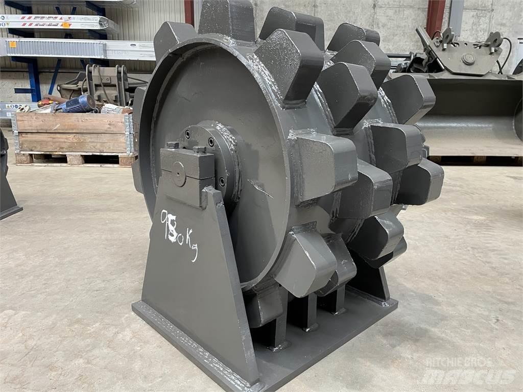  570 mm kompaktorhjul 공기 타이어 롤러