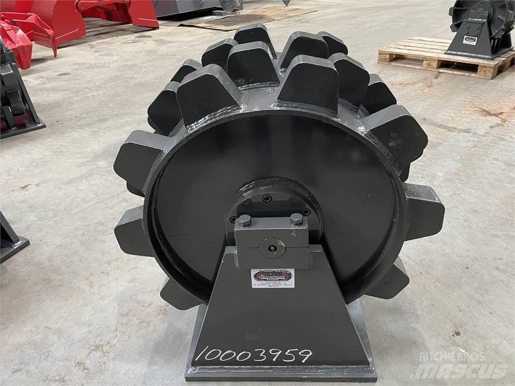  570 mm kompaktorhjul 공기 타이어 롤러