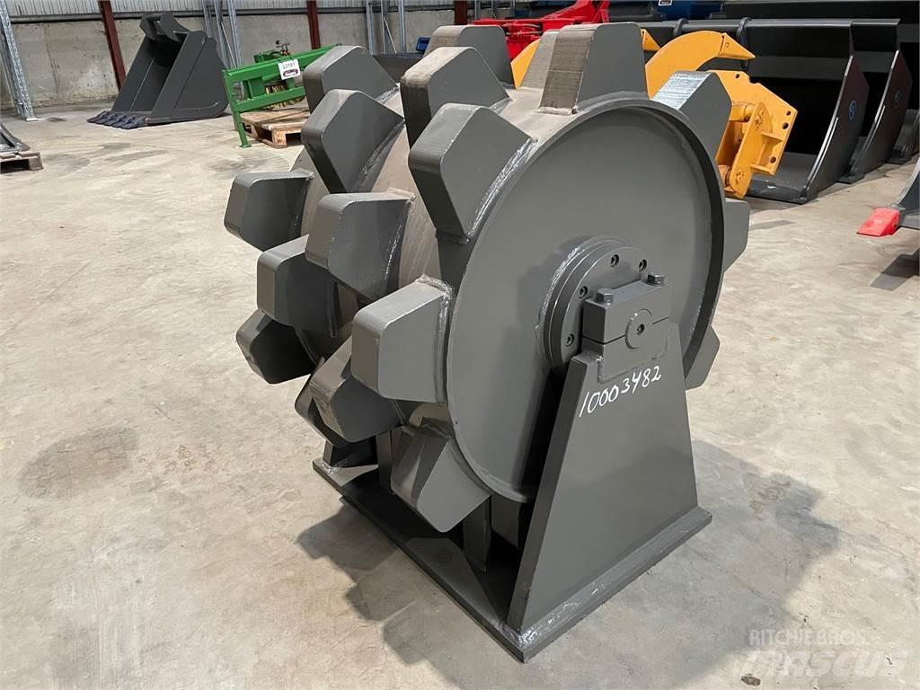  650 mm Kompaktorhjul 공기 타이어 롤러