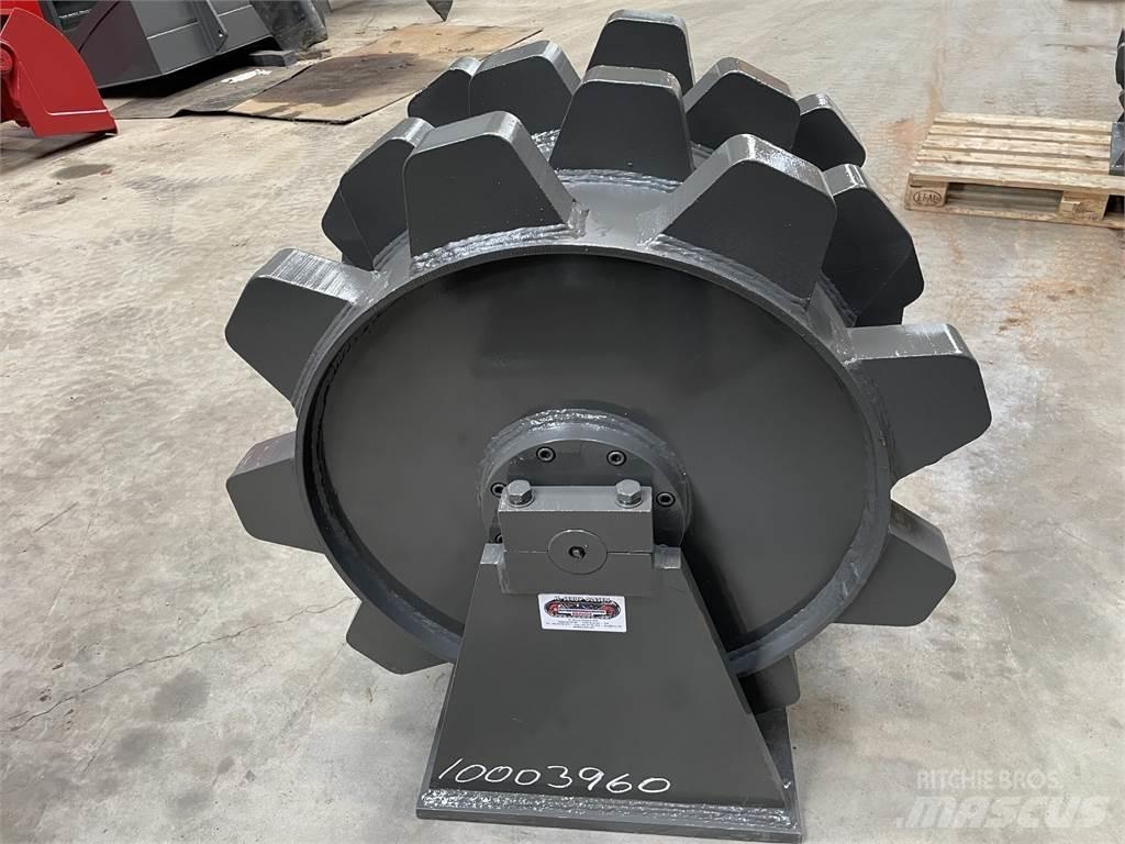  650 mm kompaktorhjul 공기 타이어 롤러