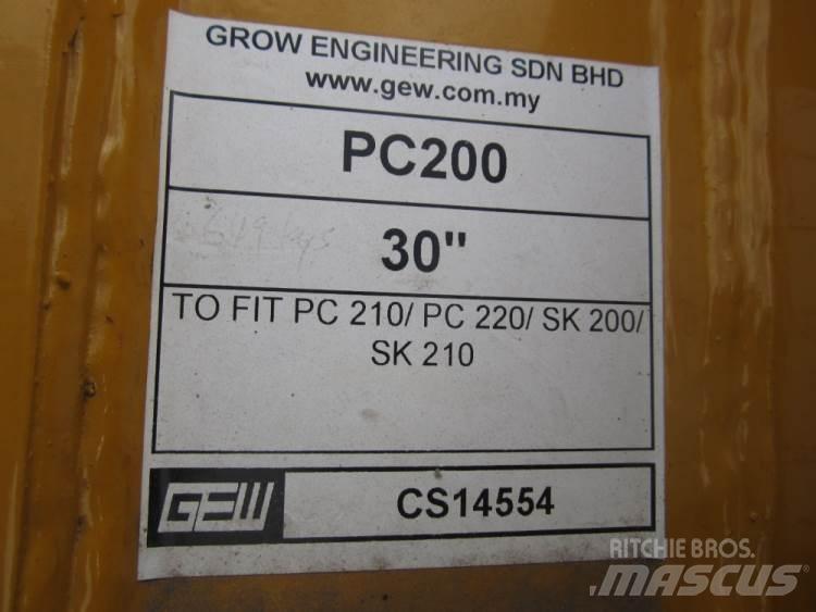  870 mm Graveskovl ex. PC200 버켓