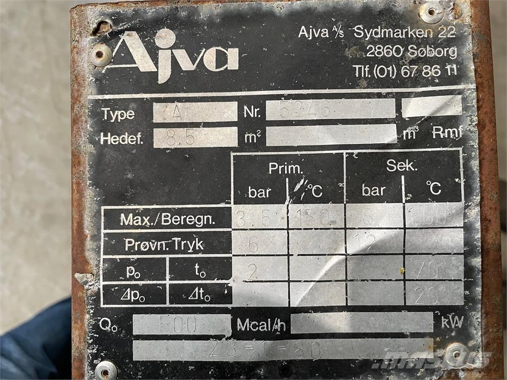  Ajva Type A varmeveksler 선박기관