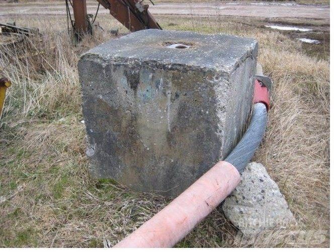  Ballastvægt 1 stk. - 2300 kg 크레인 부품 및 장비