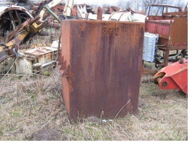  Ballastvægt 1 stk. - 3900 kg 크레인 부품 및 장비