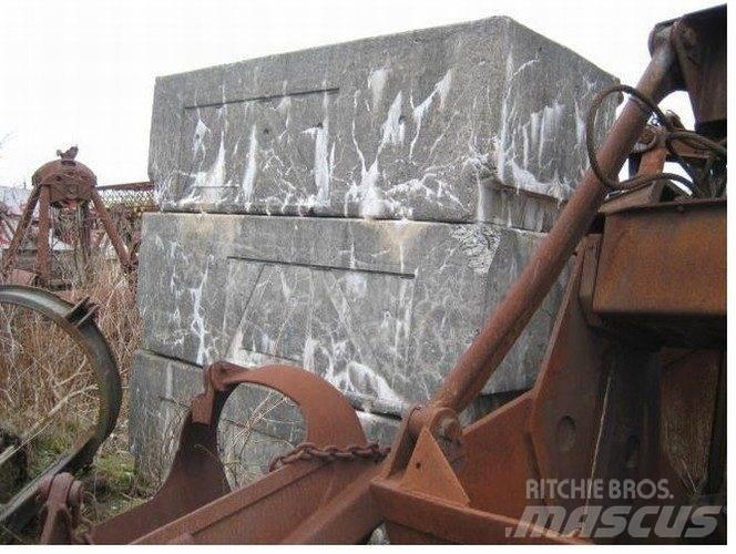  Ballastvægte 3 stk. - 3500 kg 크레인 부품 및 장비