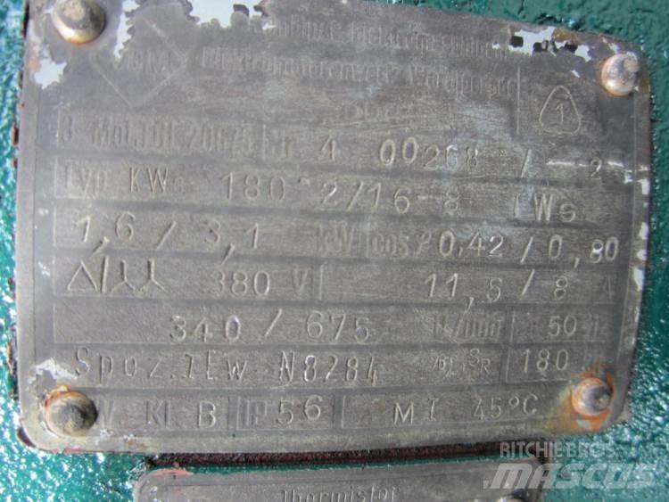  Capstan spil VEB 1AVSP2 자재 기중기 및 권양기