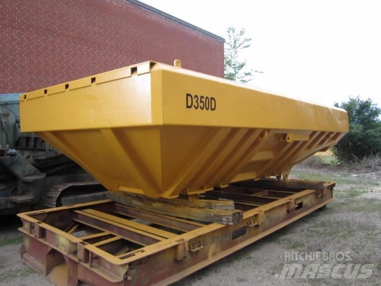 CAT D350D dumperkasse, brugt 건설현장 덤프트럭