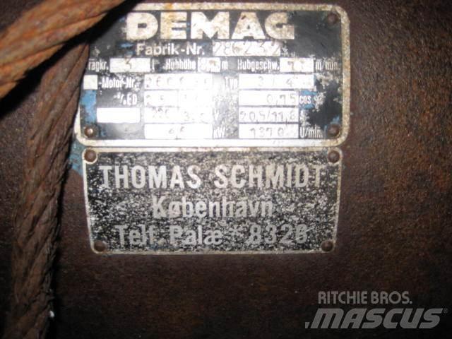 Demag spil 3 ton 자재 기중기 및 권양기