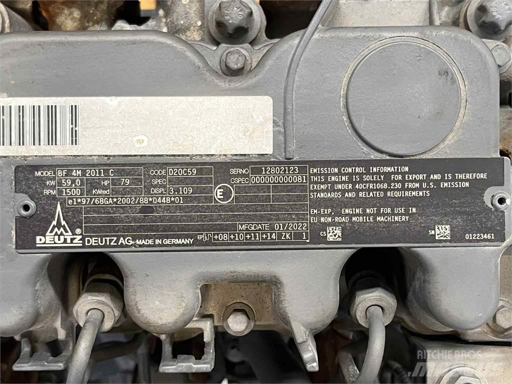 Deutz BF 4M 2011 C motor 엔진