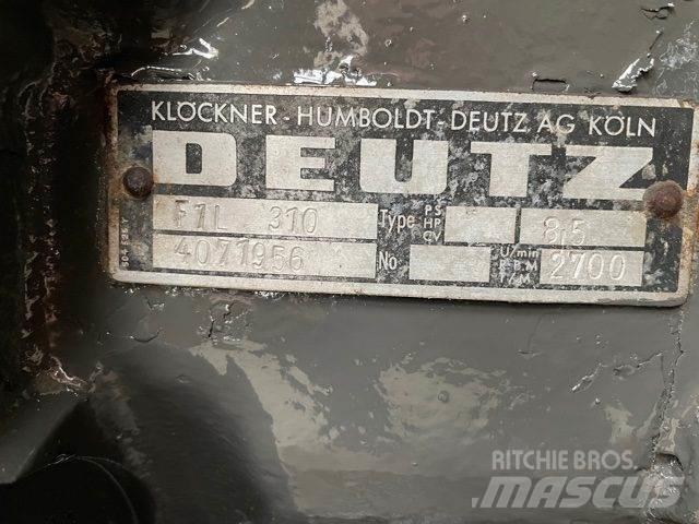 Deutz F1L 310 motor 엔진