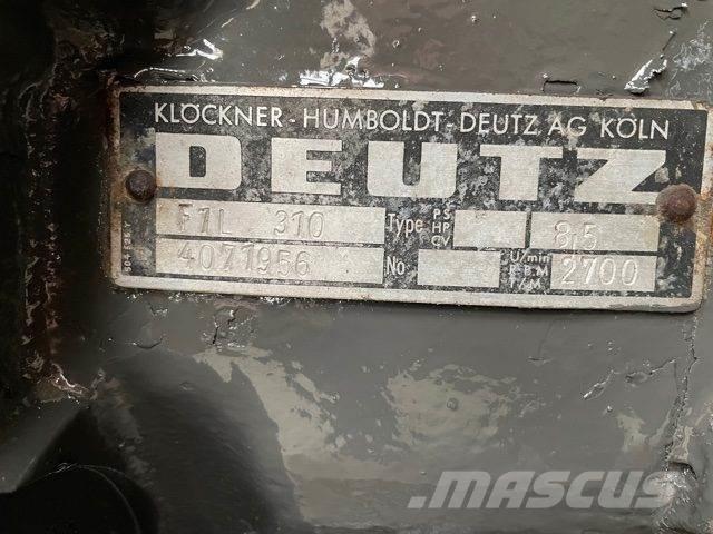 Deutz F1L 310 motor 엔진