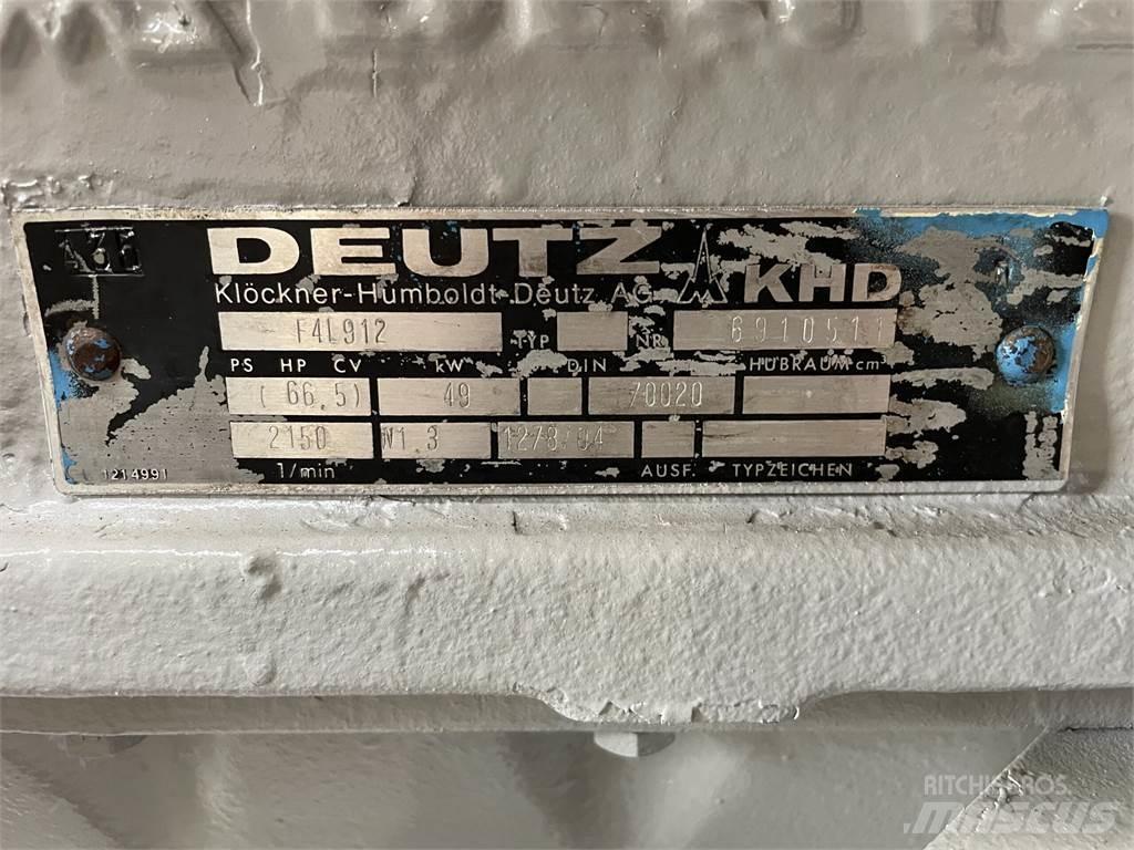 Deutz F4L 912 motor 엔진