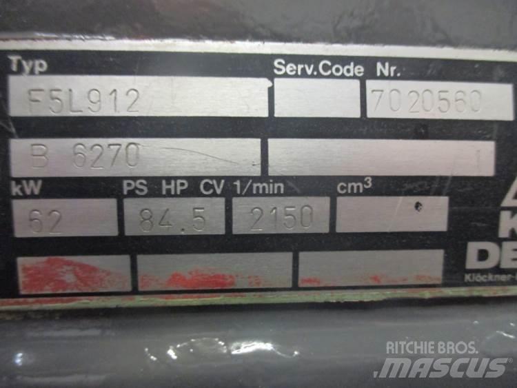 Deutz F5L 912 motor 엔진