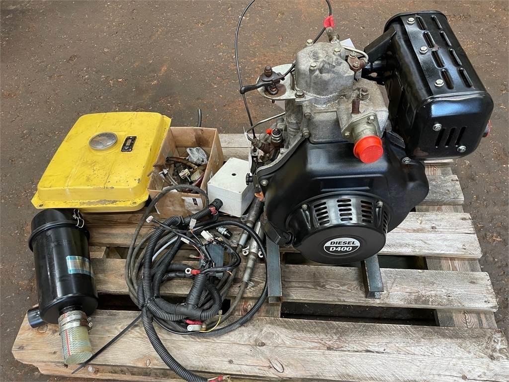  Diesel engine D400/E - 1 cyl. 엔진