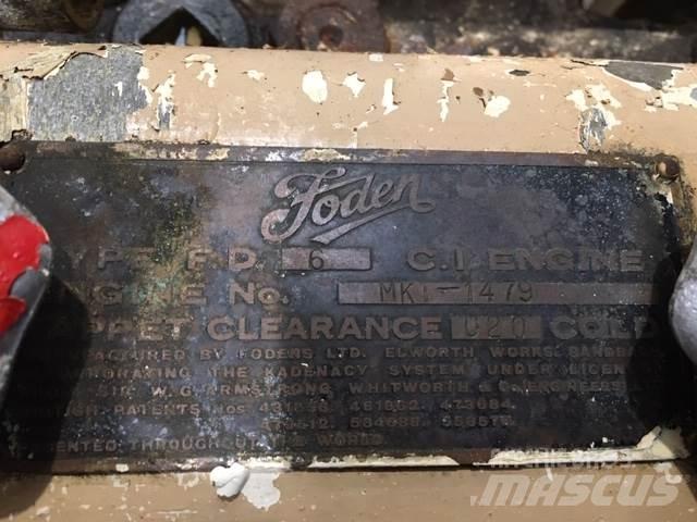 Foden type FD6 motor 엔진