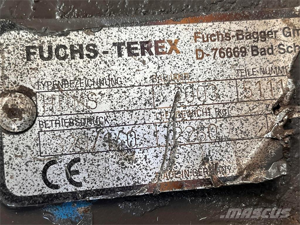  Fuchs-Terex HDMS polygrab 원목집게
