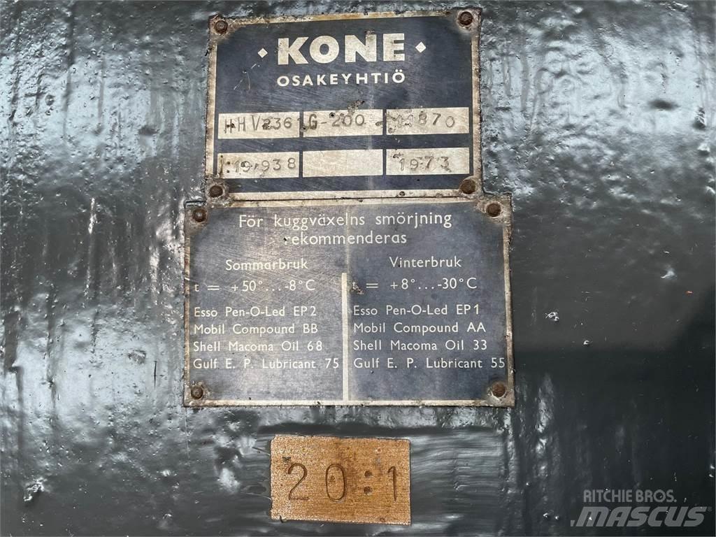 Kone Type HHV236 gear - 20:1 기어박스