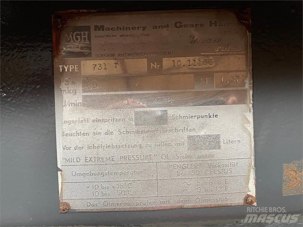  MGH Type 731 T gear - 39:1 기어박스