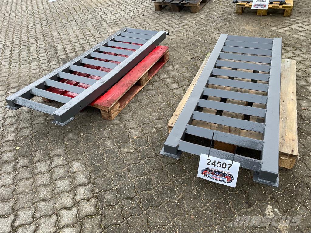  Rampesæt 로우 로더-세미 트레일러