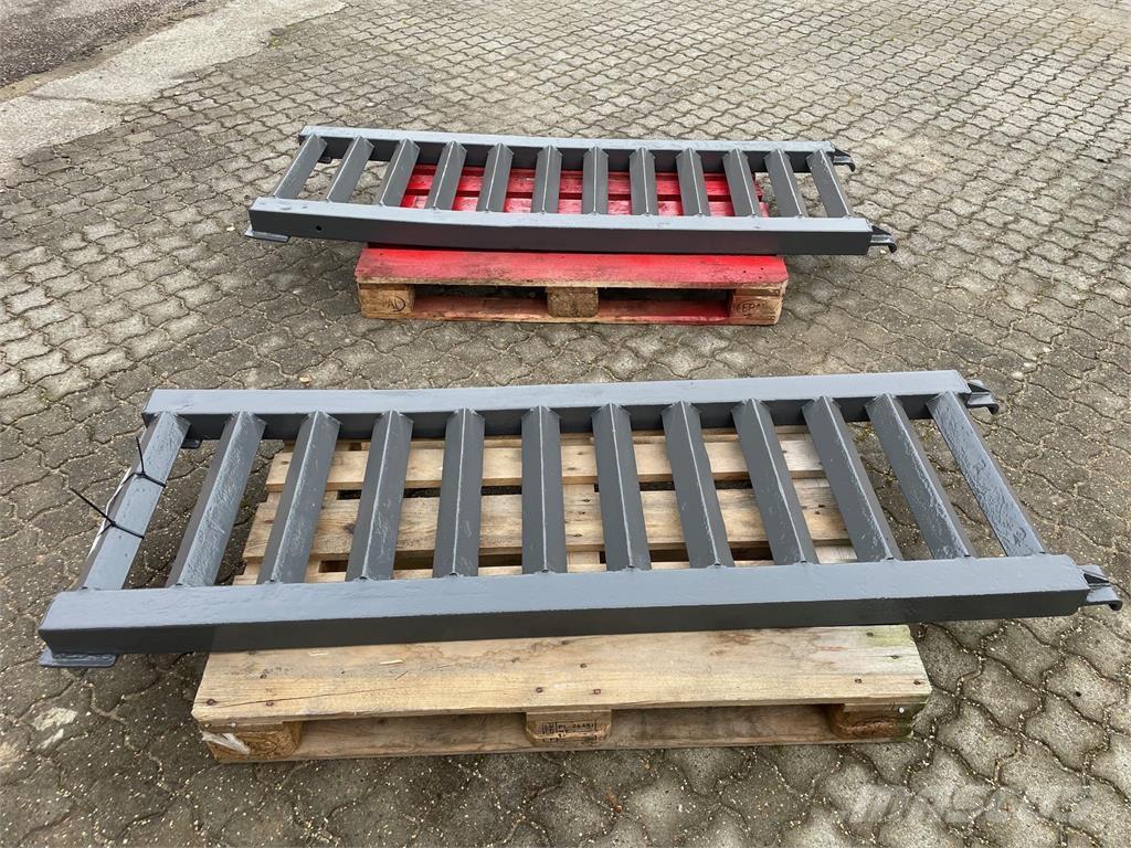  Rampesæt 로우 로더-세미 트레일러